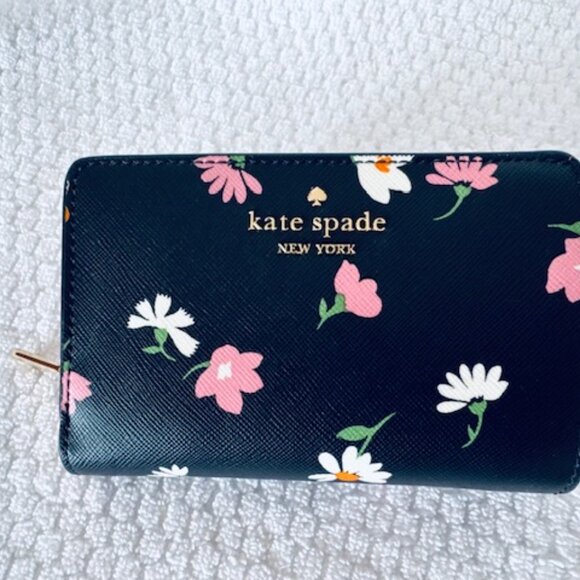 STUNNING Kate Spade Madison Floral Waltz Bundle - Satchel, Wallet & Card Holder - Picture 15 of 16